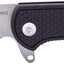 Cuchillo plegable ultraligero 3.15" color negro