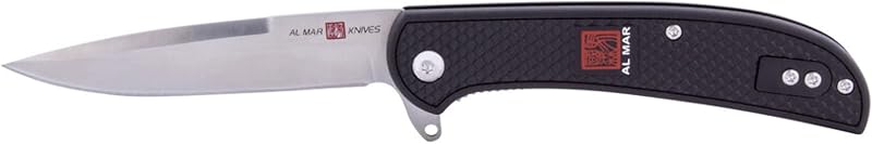 Cuchillo plegable ultraligero 3.15" color negro