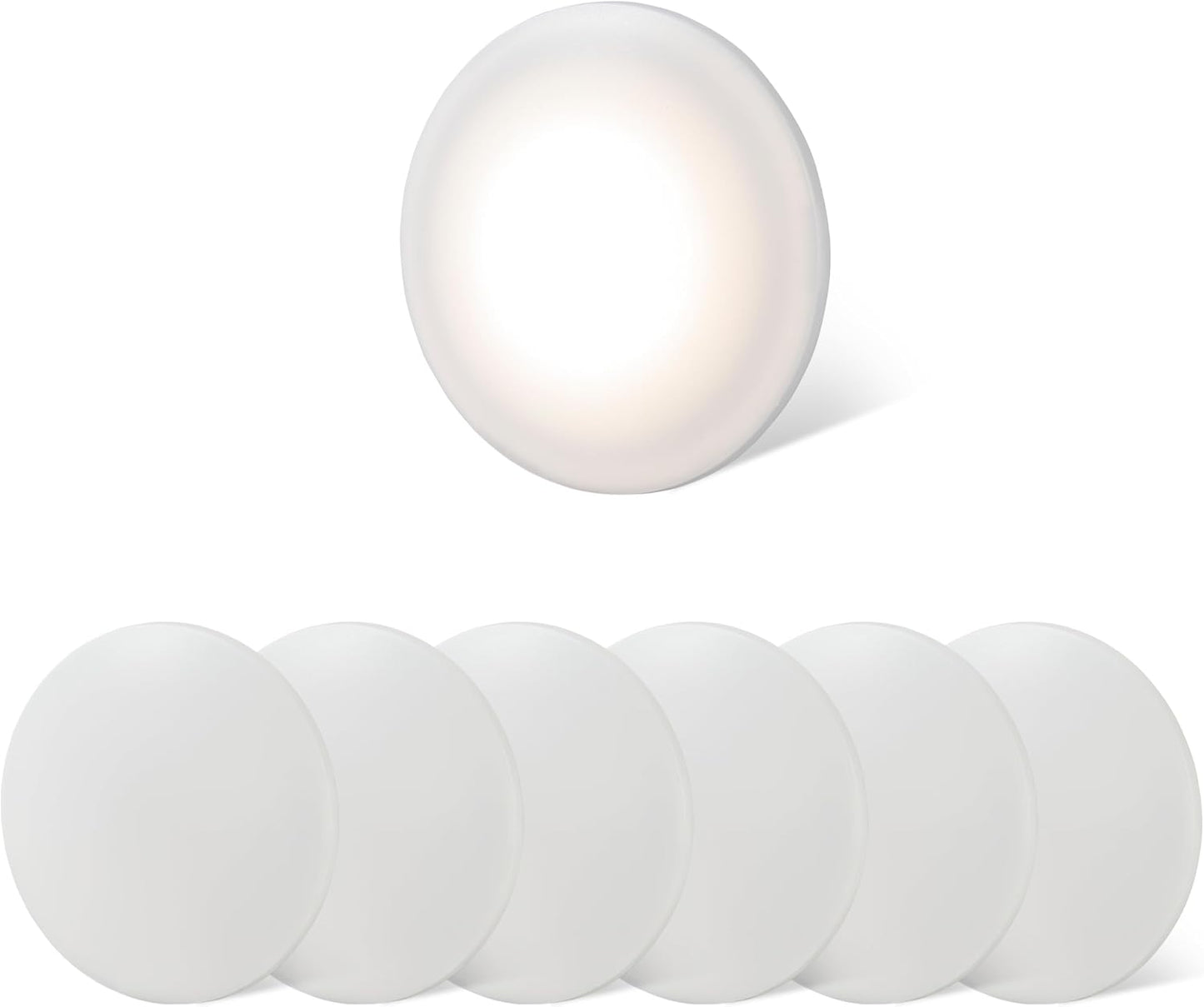 6 Luces LED Techo Caravana DC12V 3.25" 3W 3300K