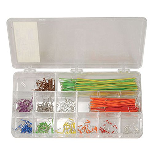 Kit puente alambre 22 AWG 10 colores 14 longitudes