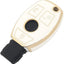 Funda llavero TPU suave Mercedes C E G M Class GLC GLE GLS CLA CLS Blanco