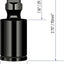 Adaptador enchufe giratorio universal 1/2 acero CR-V 2 Uds