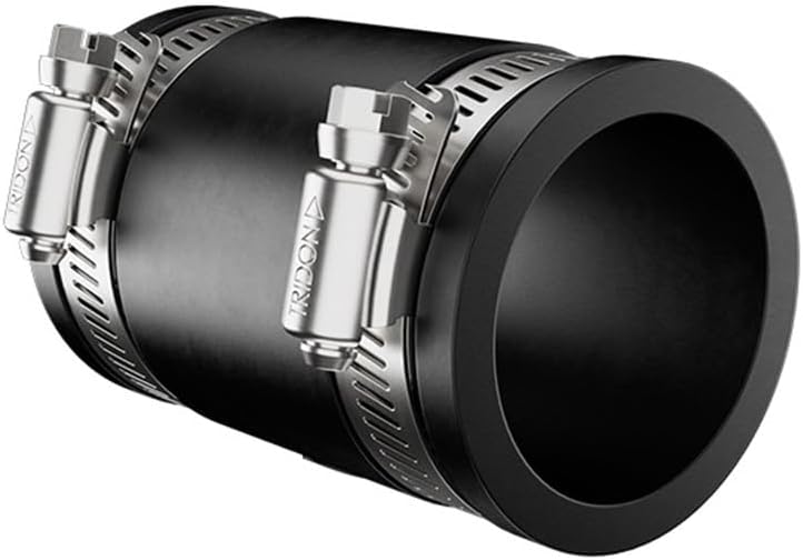 Acoplamiento flexible tubo 1-1/2 CI plástico acero