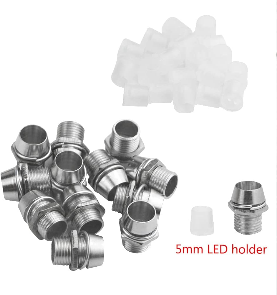 70 Pzas Lámpara LED 12V con soporte y conector 9V