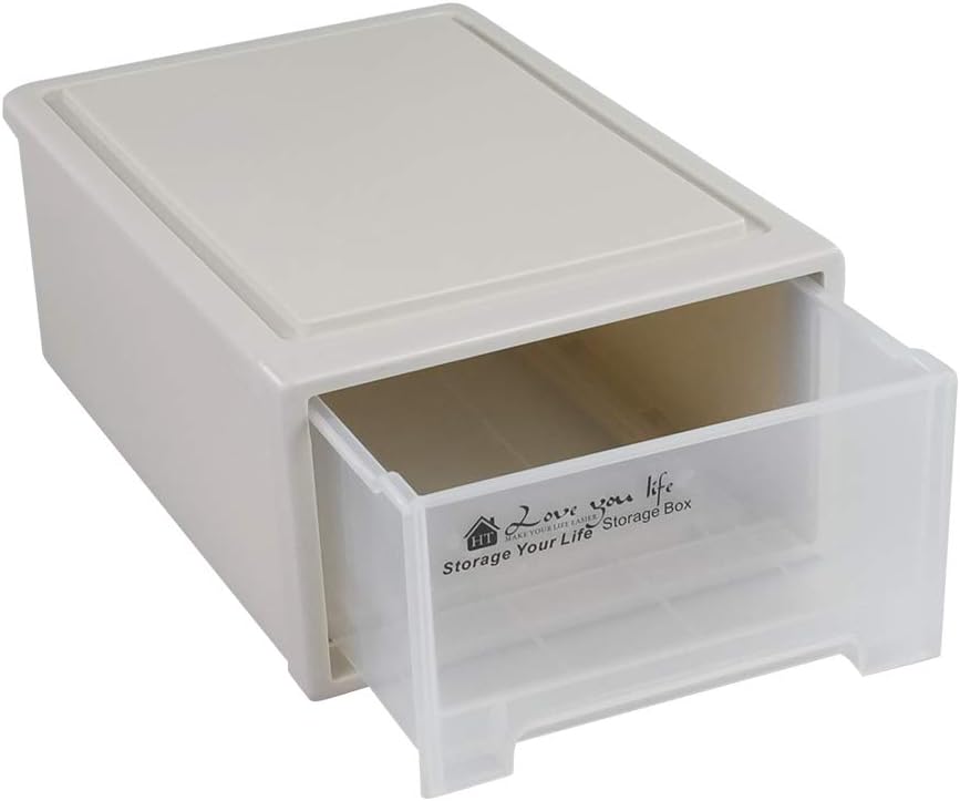 Cajón plástico apilable 12qt 1 Pack