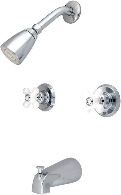 Grifo bañera ducha cromo pulido