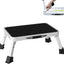 Taburete escalón RV plegable metal antiderrap 500lb