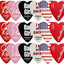 Púas corazón set 18 pzas ligero medio pesado