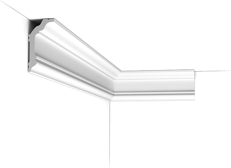 Moldeo corona poliestireno alto impacto 3.5x78pulg paq 6