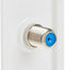 Conector F Inserto Decora Blanco