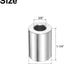 Espaciador acero inox 3/8x3/4x1-1/4 pulg redondo liso