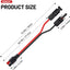 Kit conector cable solar cobre estañado 10awg 6pies