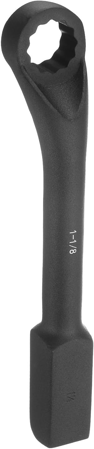 Llave de golpeo 1-1/8 pulg 12 puntos mango recto