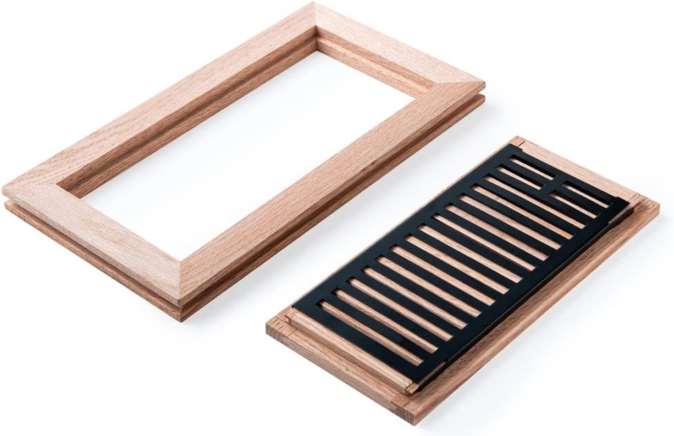 Registro piso madera roble blanco 4x10pulg