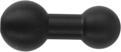 Brazo montaje bola 0.669pulg aluminio negro conector