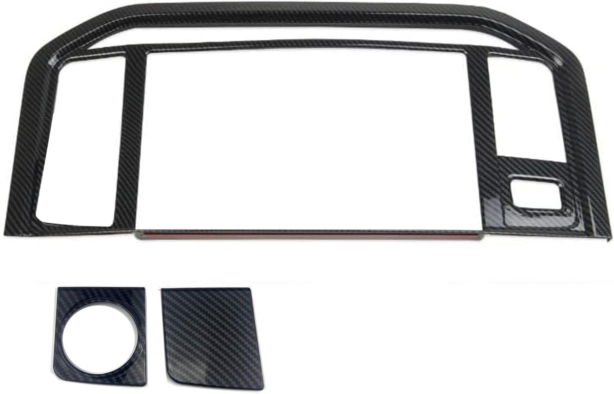 Panel control central fibra carbono ABS Ford F150 3 Pzas