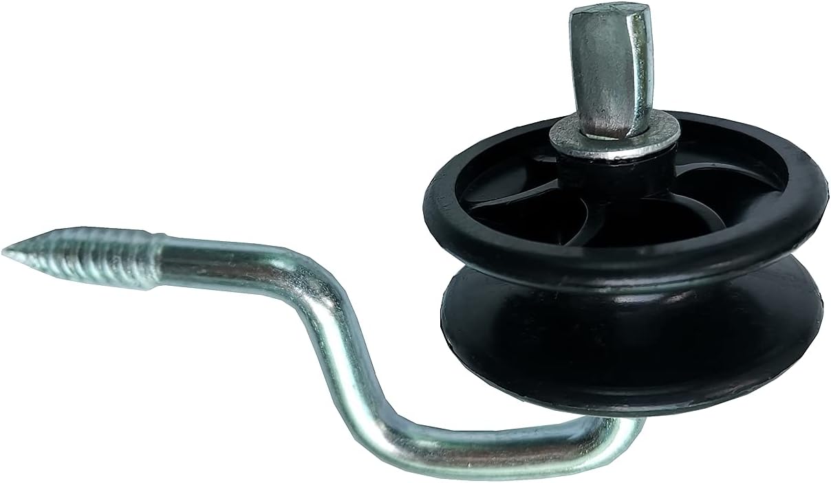 10 Anclajes Eléctricos para Postes de Madera Aisladores