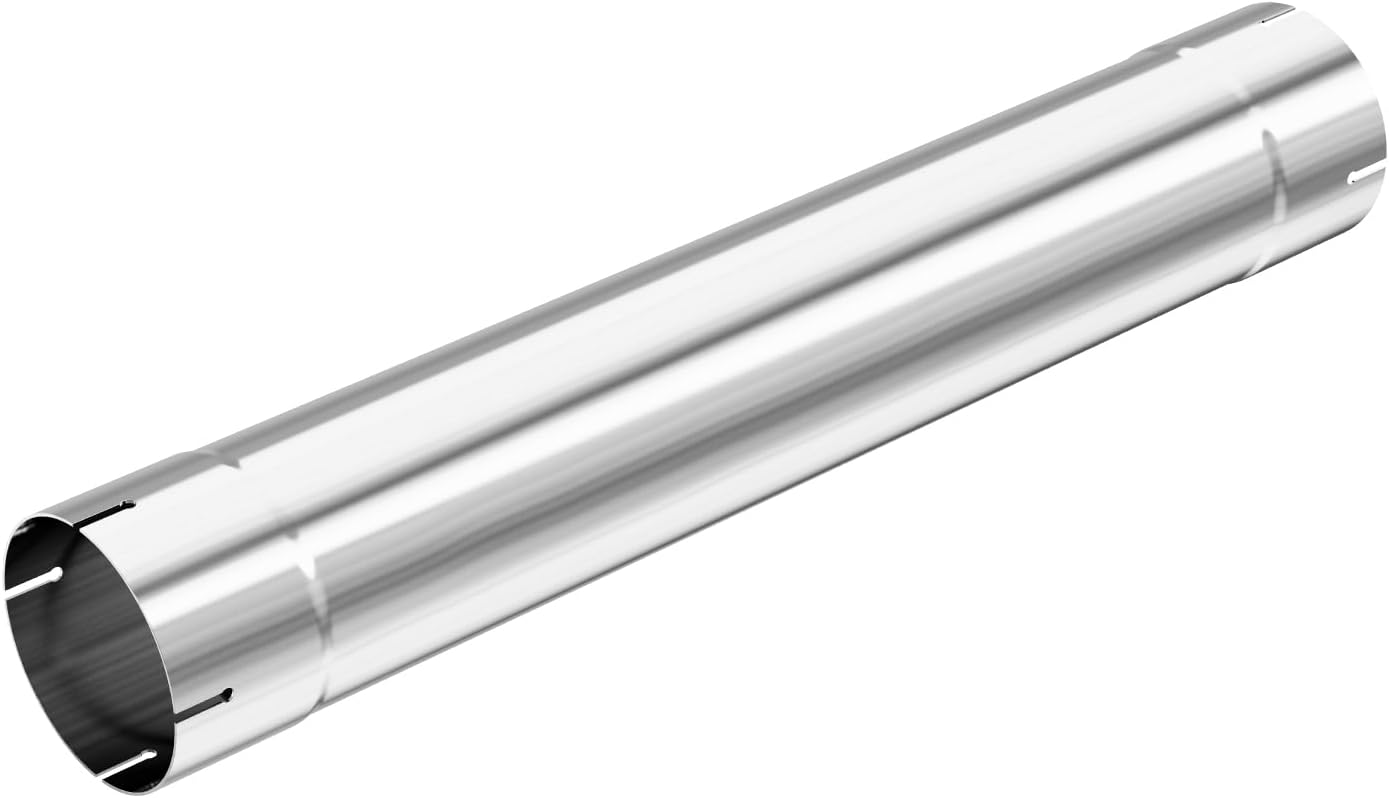 Tubo escape recto acero inox 5" y 30"