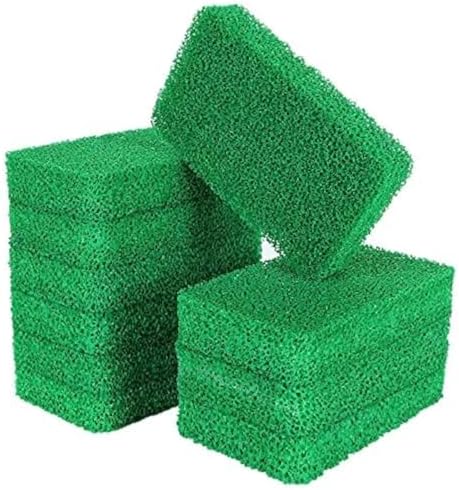 Esponja silicona 10 pzas reutiliz. cocina antiarañazos verde