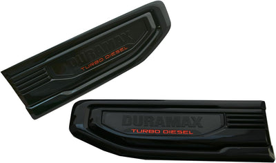 Set Emblemas Turbo Diesel Sierra 1500 2020-25 Negro