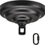 Kit toldo acero vintage para candelabro 5" negro