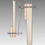 Kit 4 pzas repuesto brazo rodamiento basculante 9pulg
