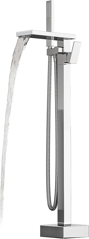 Grifo bañera rociador mano boquilla giratoria cromada