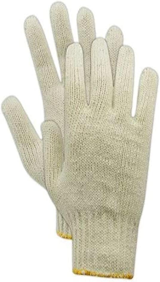 Guantes punto máquina talla 8/M mujer natural 180 pares