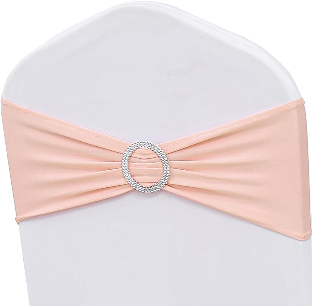50 Bandas Elásticas Rosa con Hebilla Universal