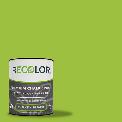 Pintura látex reciclada acabado mate 1qt tiza hierba