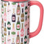 Vaso 30oz acero inox con asa popote aislado reutiliz.