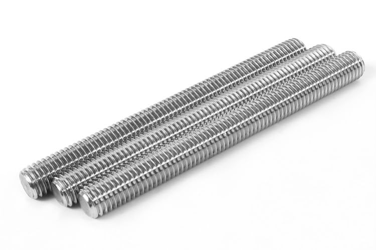 Tornillo acero inox M4-0.7 roscado totalmente 9.843pulg set 5