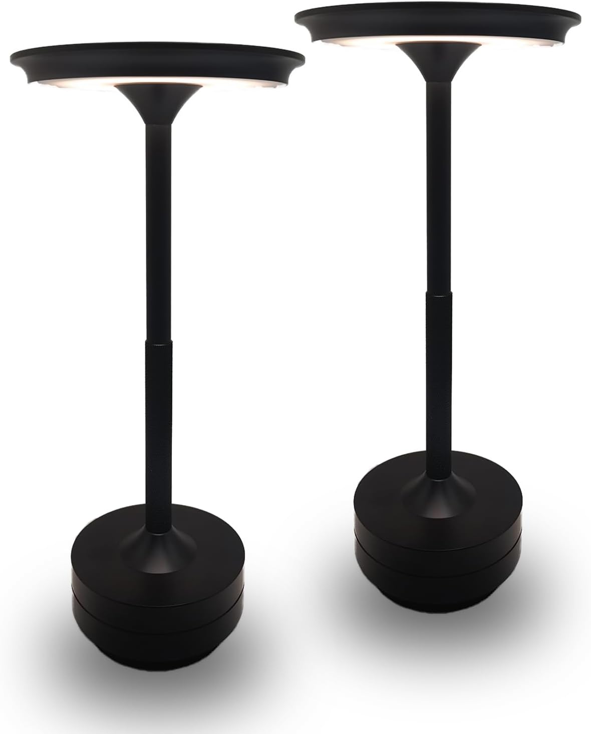Lámpara mesa LED inalámbrica 11.5pulg 3 colores
