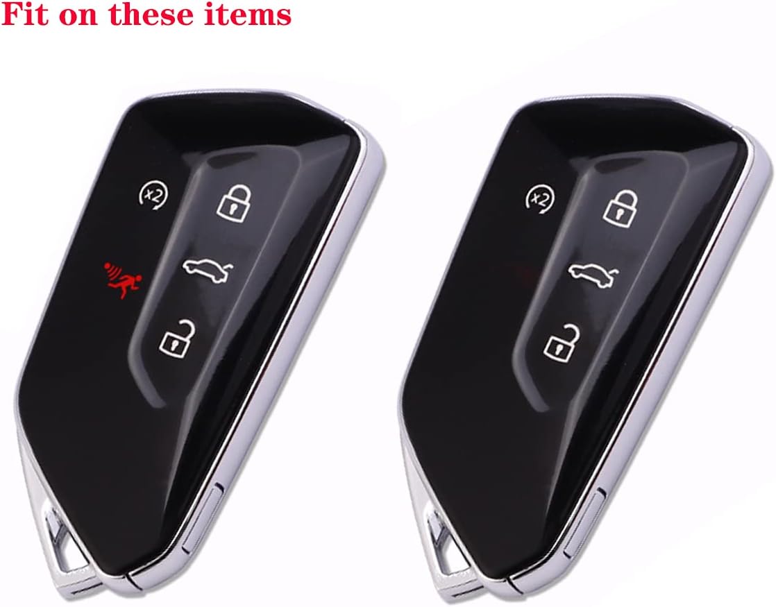 Funda TPU llavero VW ID4 MK8 Golf GTI Skoda Octavia rosa