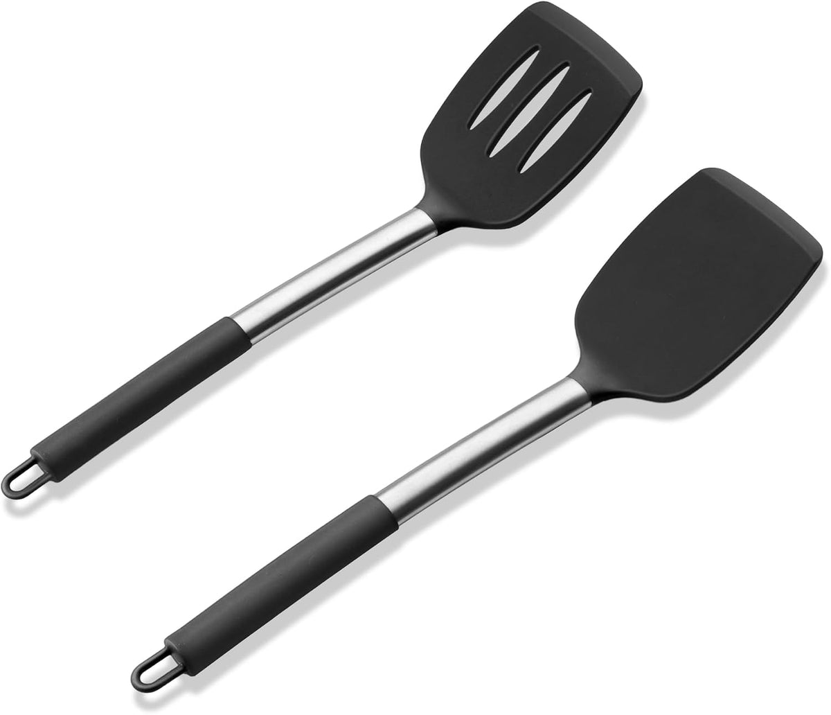 2 Pzas Espátulas Silicona Antiadherentes para Cocina