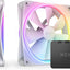 2 Ventiladores RGB 5.512" con Controlador 20 Leds