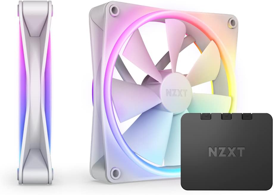 2 Ventiladores RGB 5.512" con Controlador 20 Leds