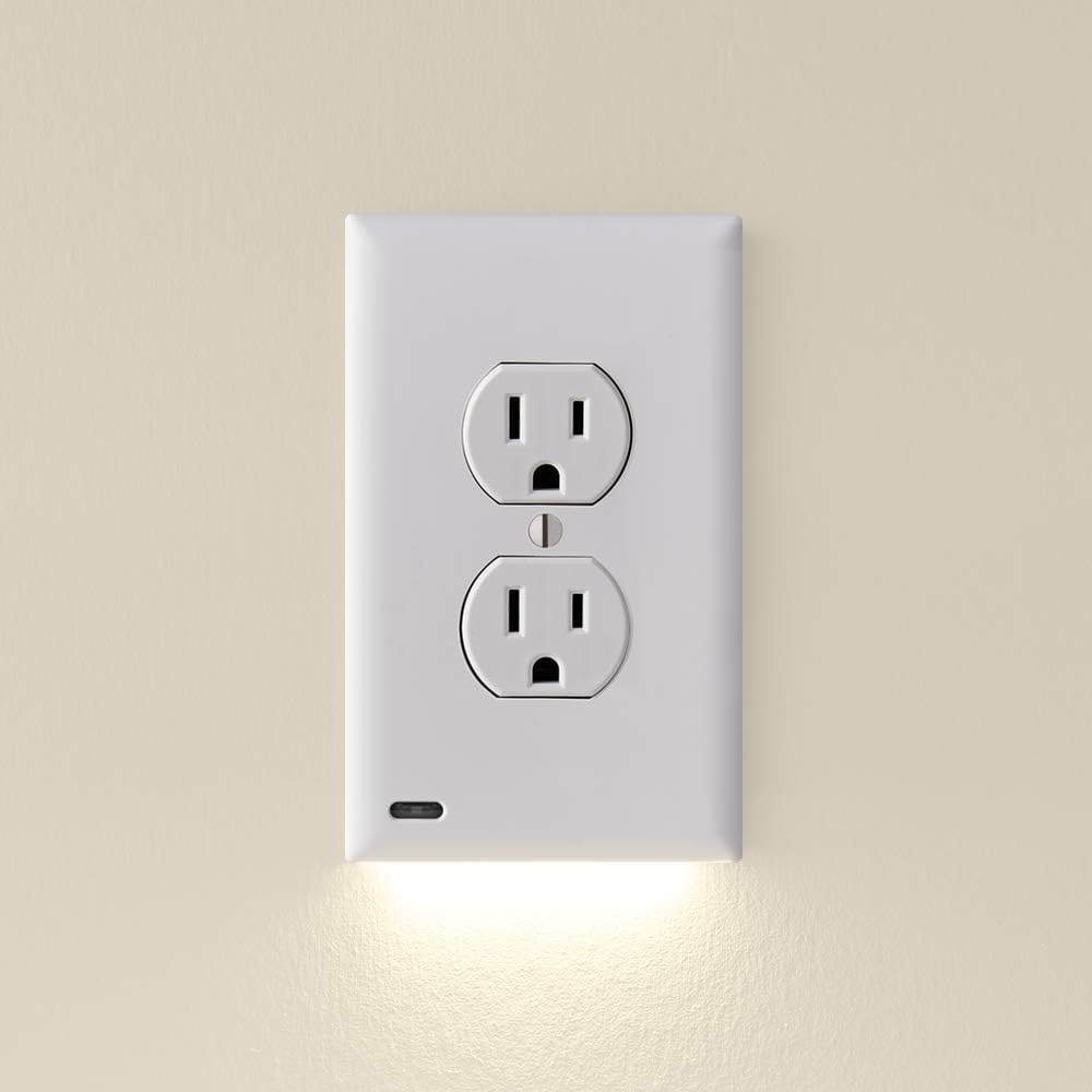 Placa cobertor de salida con luces LED