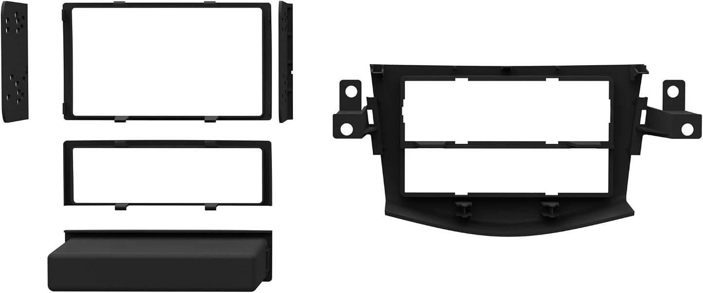 Kit instalación doble DIN para Toyota RAV4 06-09 negro