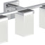 Accesorio baño doble montaje 90 grados 3 luces cromado
