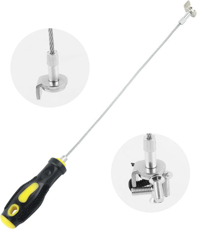 Herramienta magnética extracción tapón drenaje aceite 14.45pulg