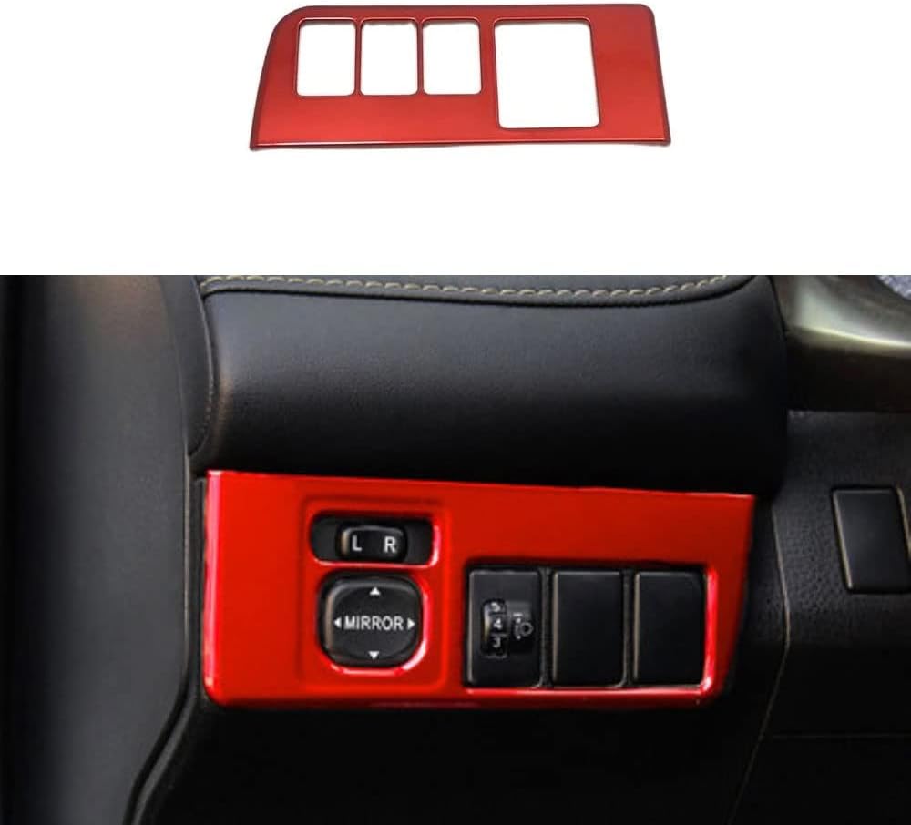 Interruptor faros Toyota RAVABS cubierta adhesiva rojo