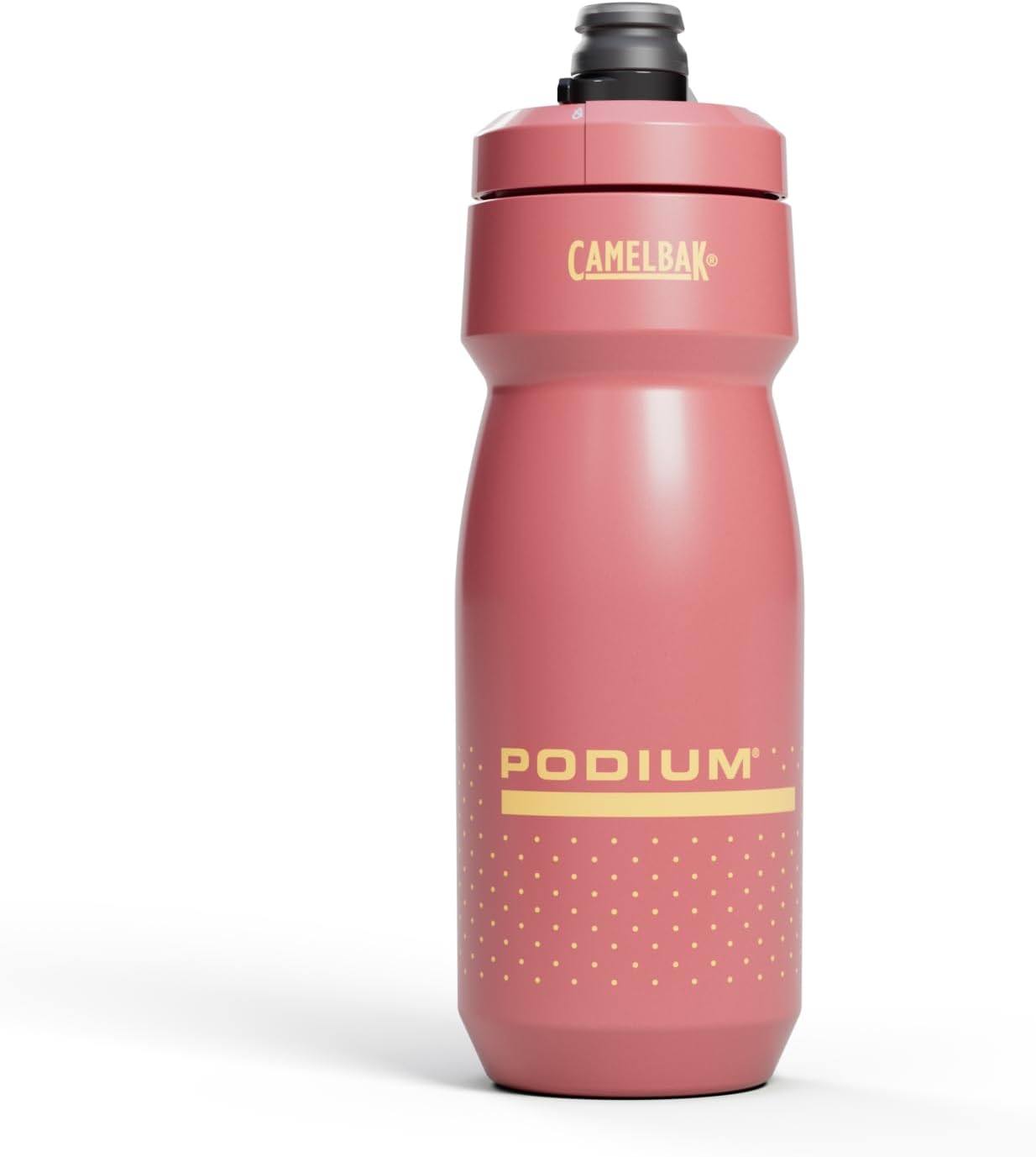 Botella agua exprimible ciclismo 24oz atardecer coral