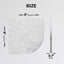 Estante esquina ducha mármol carrara 9pulg decoración baño