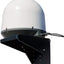 Antena satelital semirremolque cabina trasera negro