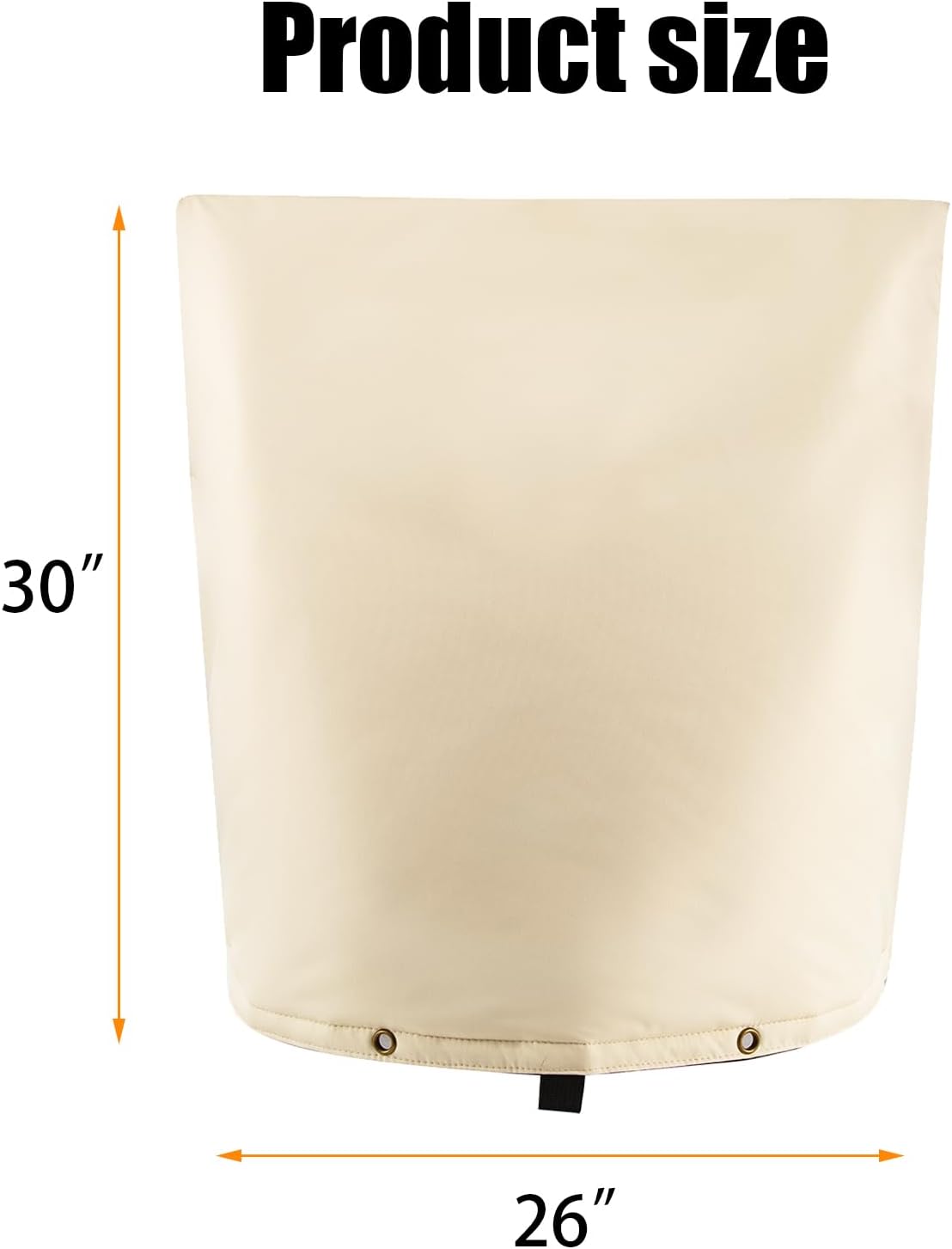 Funda invierno beige 30x26pulg cabezal pozo válvula