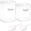 Set 2 Tarros Almacenamiento 5L y 4L Herméticos