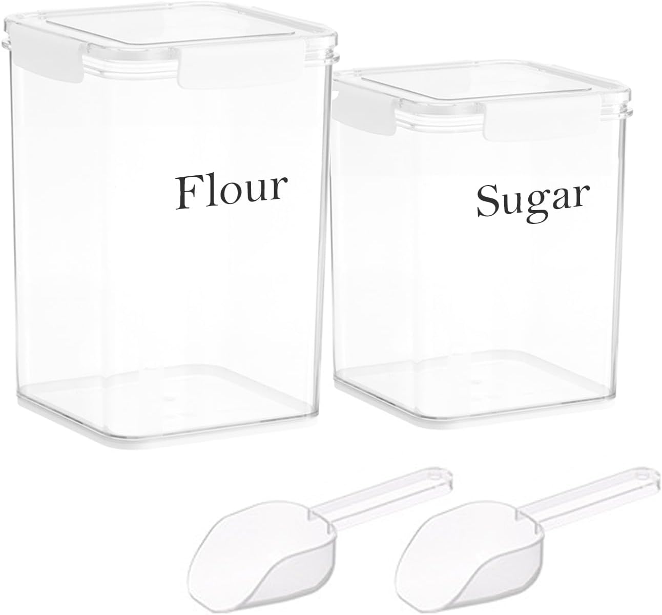 Set 2 Tarros Almacenamiento 5L y 4L Herméticos