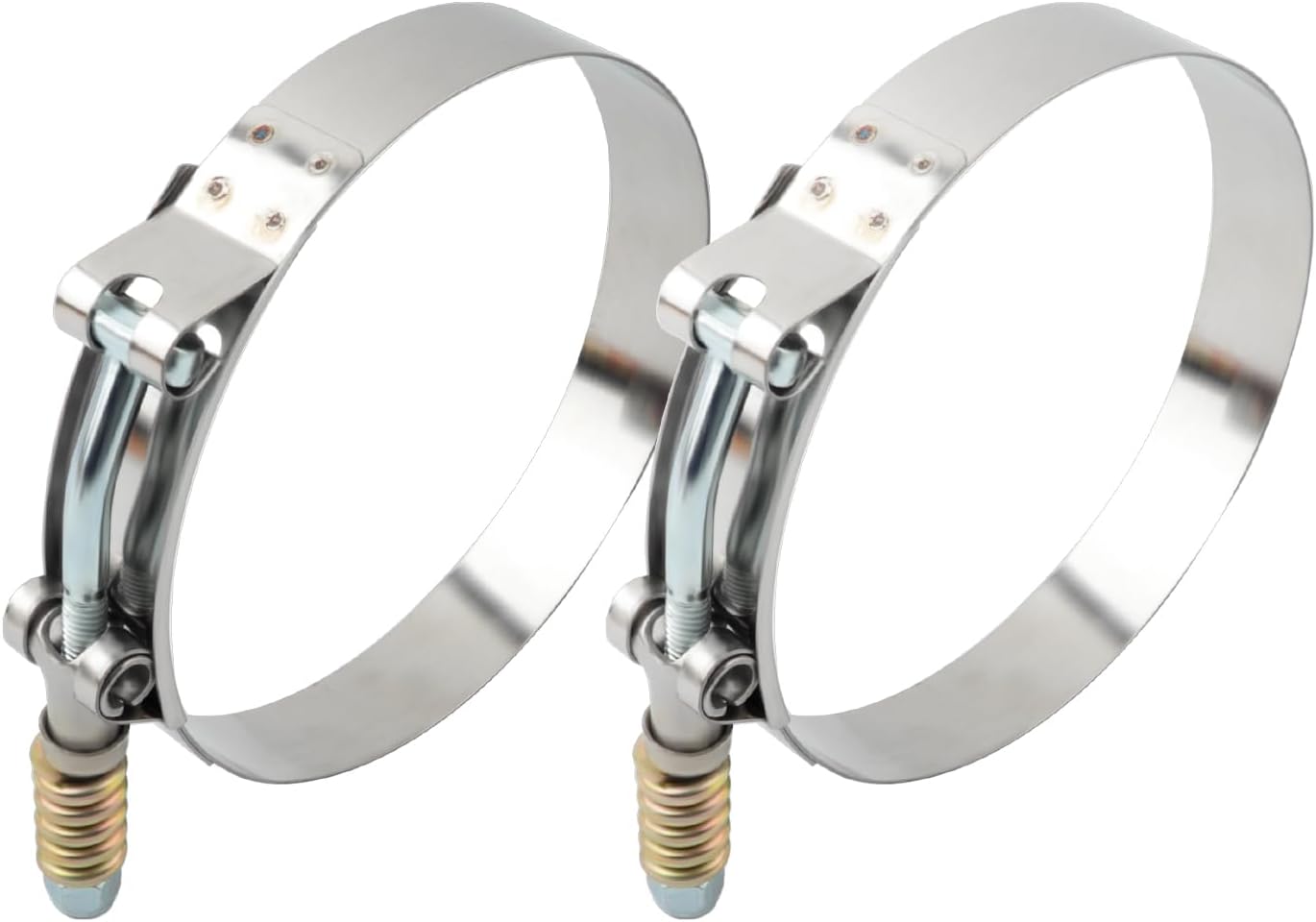 2 Abrazaderas Manguera Acero Inox 4-4.25pulg