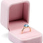 Caja terciopelo para anillo compromiso boda